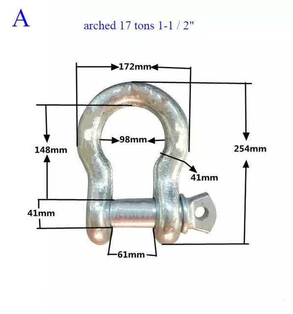 25t Bow Shackle Dimensions Reputable Site