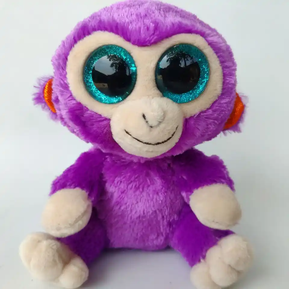 purple monkey dog toy