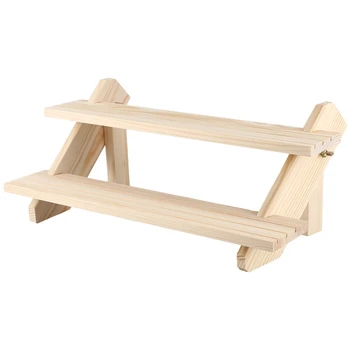 

Jewelry Display Tray Pendant Earrings Rings Display Blocks Solid Wood Jewelry Display Holder