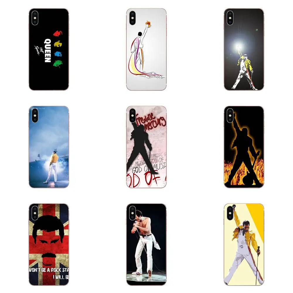 

TPU Fashion Cell Case Hot Freddie Mercury Queen For Xiaomi Redmi Mi 4 7A 9T K20 CC9 CC9e Note 7 9 Y3 SE Pro Prime Go Play