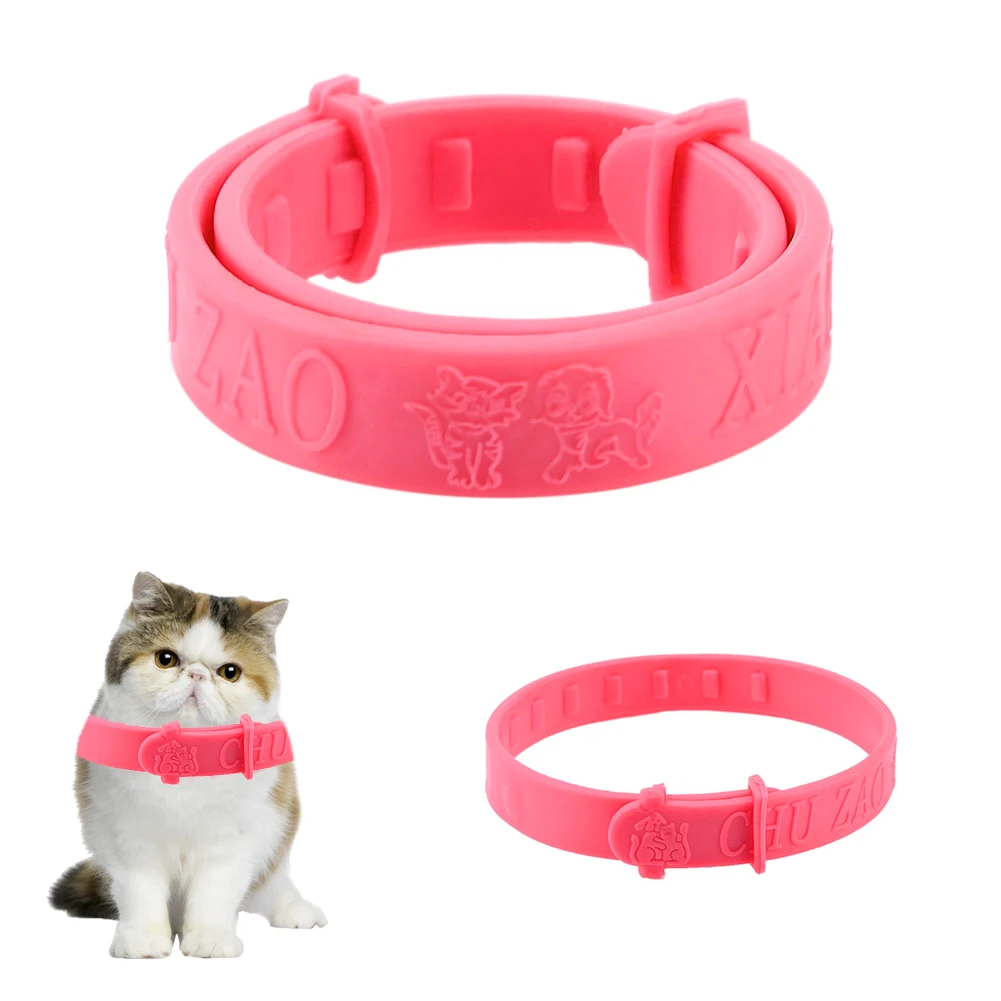 Pet Cat Collar Anti Mosquito Protection Adjustable Cat Anti Flea Tick Mite Repellent Dog Collar Pet Healthy Supplies E5M1