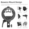 Godox S2 Bowens Mount Flash S-type Holder Bracket for Godox V1 V860II AD200 AD400PRO Speedlite Flash Snoot Softbox ► Photo 2/6