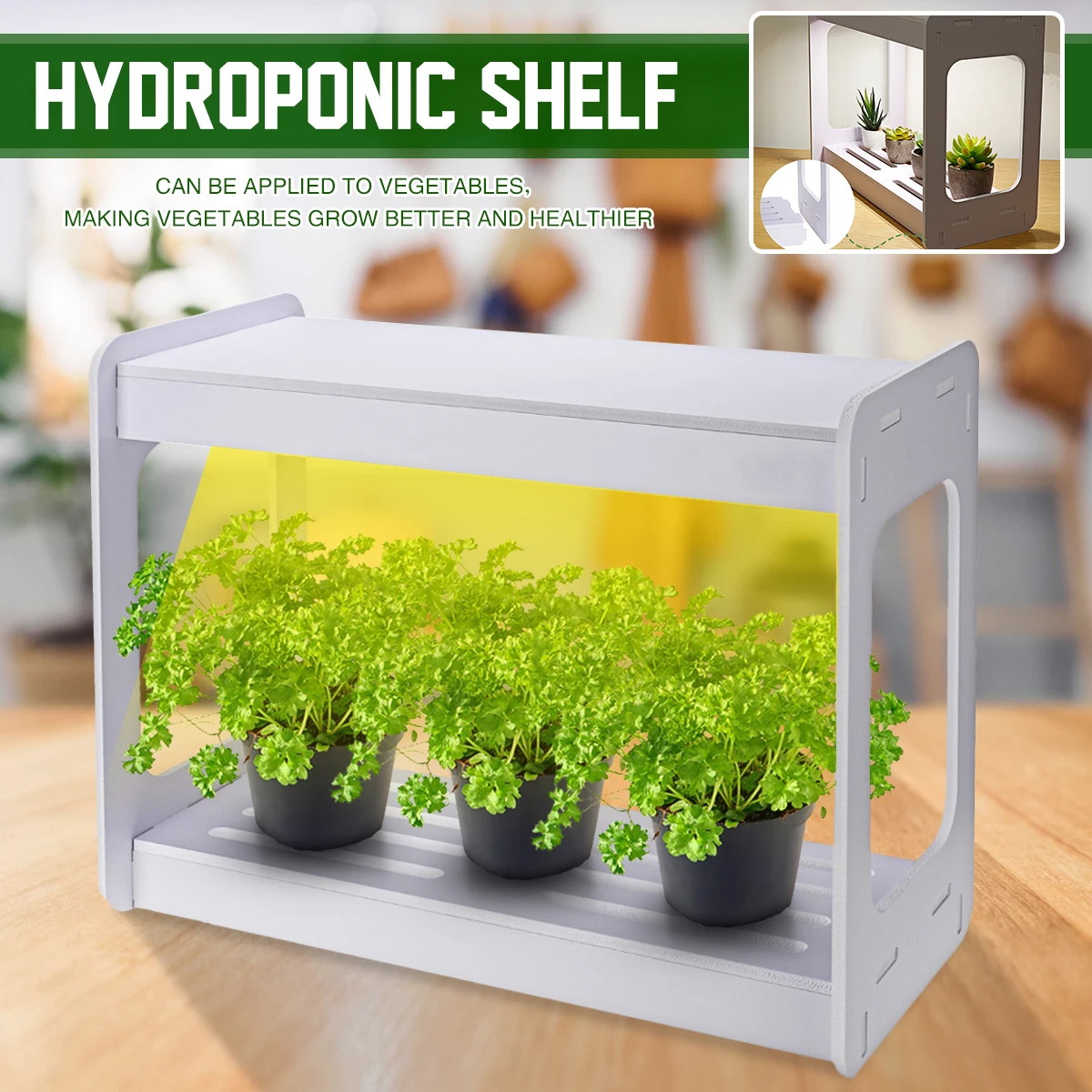 Smart Herb Garden Kit Led Grow Light Hydroponic Growing