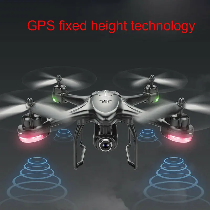GPS FPV RC Дрон S30W 2 4 ГГц Квадрокоптер с HD камерой 1080P Wifi Безголовый режим Вертолет