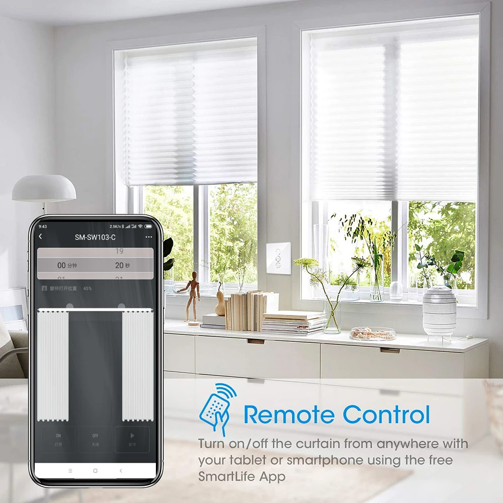 Jinvoo WiFi занавес переключатель для рольставни Электрический двигатель Google Home Alexa