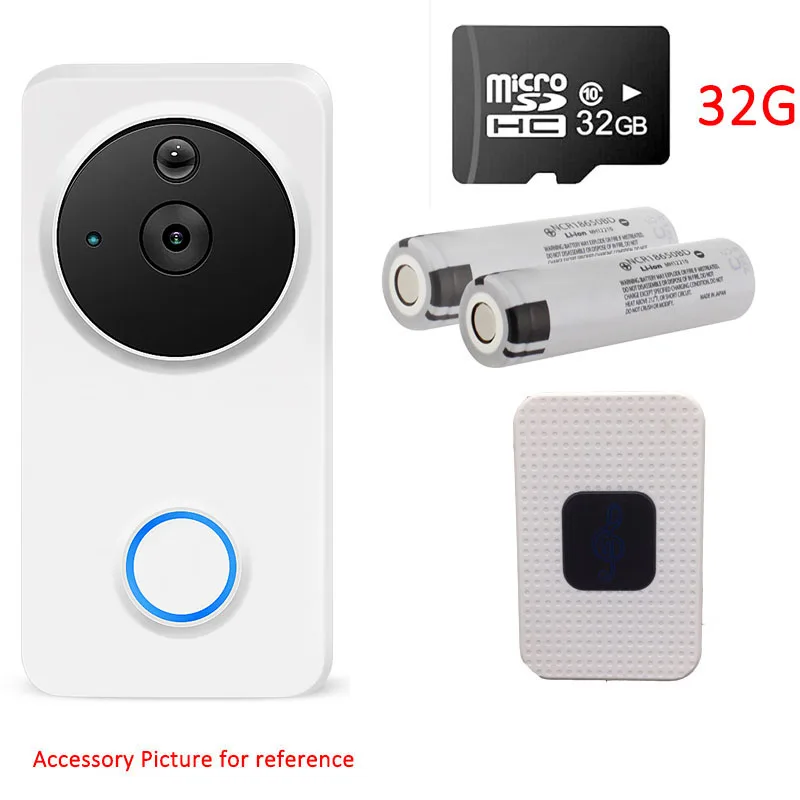 Smart Video Doorbell Intercom Camera Smart Home WiFi Wireless Video Intercom Doorbell SmartLife APP Work With Alexa Google Home 