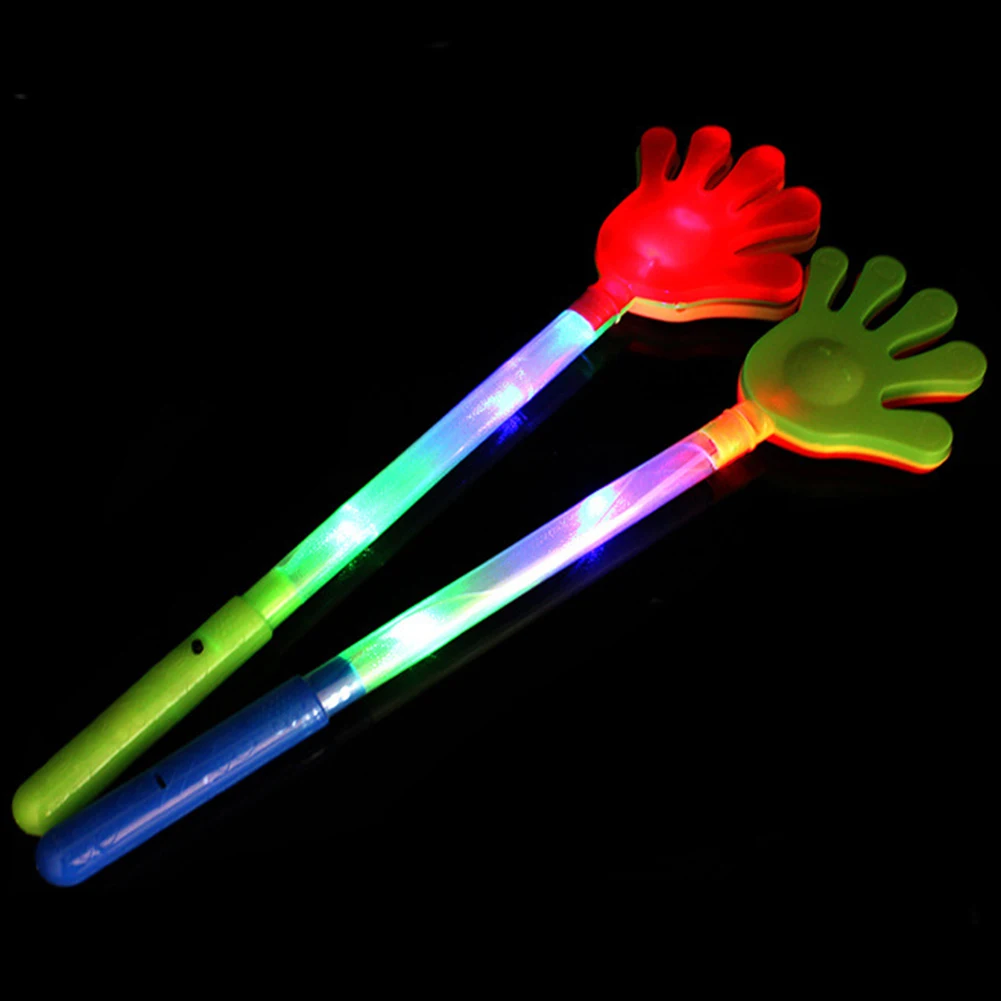 1 Pc/usb флеш светодиодный руки Clap световой хлопки детские игрушки вечерние концерт принадлежности для детей, для мальчиков и девочек; подарки на