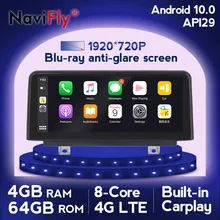 NaviFly 1920*720 беспроводной Carplay Android 10 0 IPS автомобильный