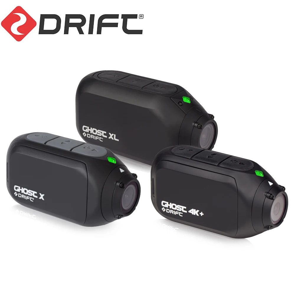 Cámara de vídeo de acción Drift Ghost X XL HD 4K + Plus, videocámara deportiva resistente al agua para casco de bicicleta, carrocería de motocicleta
