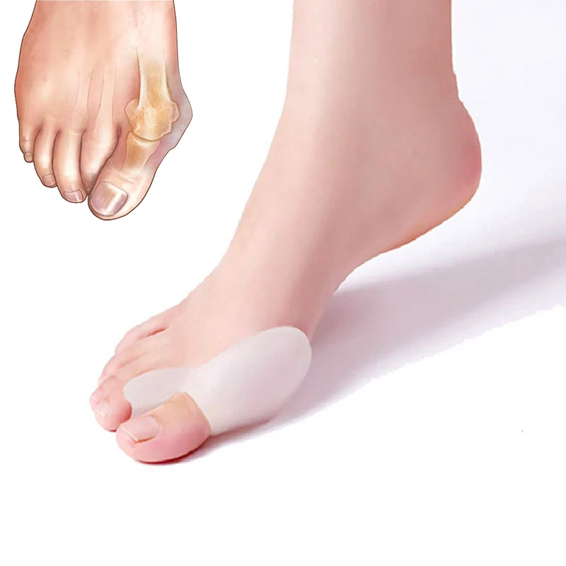 Silicone-Gel-Foot-Toe-Separator-Thumb-Hallux-Valgus-Corrector-Orthopaedic-Foot-Protector-Bunion-Adjuster-Feet-Care