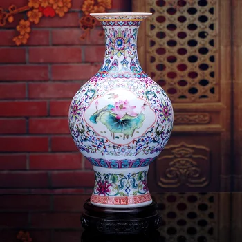 

Vintage Antique Ceramic Wedding Decorative Vase Palace Restoring Ancient Ways White Ceramic Flower Vases