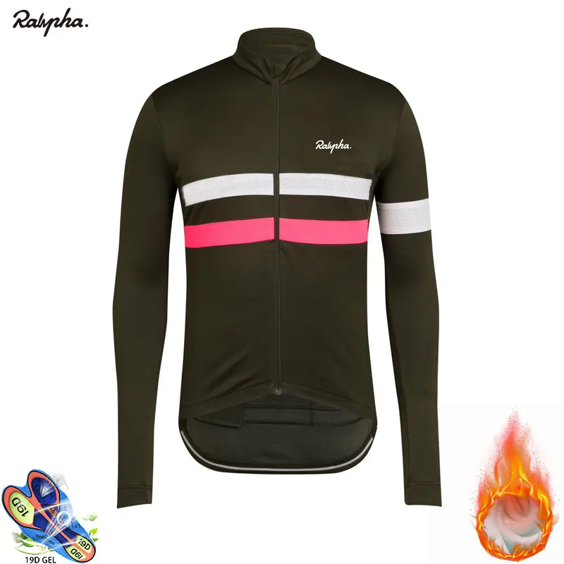 4 Raphaing Ropa Ciclismo Теплый Зимний теплый флисовый мужской костюм Джерси комбинезон Триатлон Одежда для велоспорта - Цвет: 4