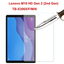 Protecteur d'écran pour Lenovo Tab M10 HD Gen 2 (2e génération), Film en verre trempé TB X306F TB X306X TB X306M/N, 10.1 pouces