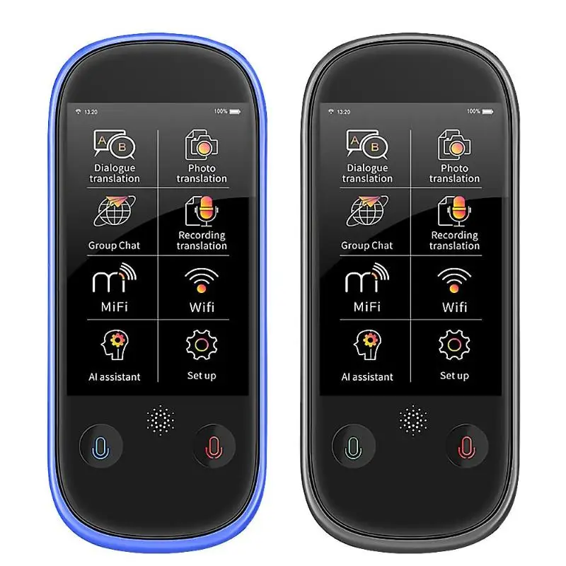 Boeleo W1 Pro Smart Translator 3 inch LCD/IPS 4G WiFi ROM 8G 77 Languages 8 Language Offline Translation Photo Translating