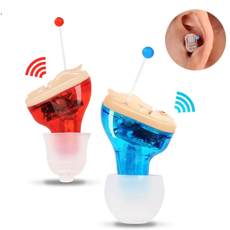  CIC Digital Ear AID Sound Enhancer High-Low Tone Hearing AIDS Adjustable Invisible In The Ear Heari