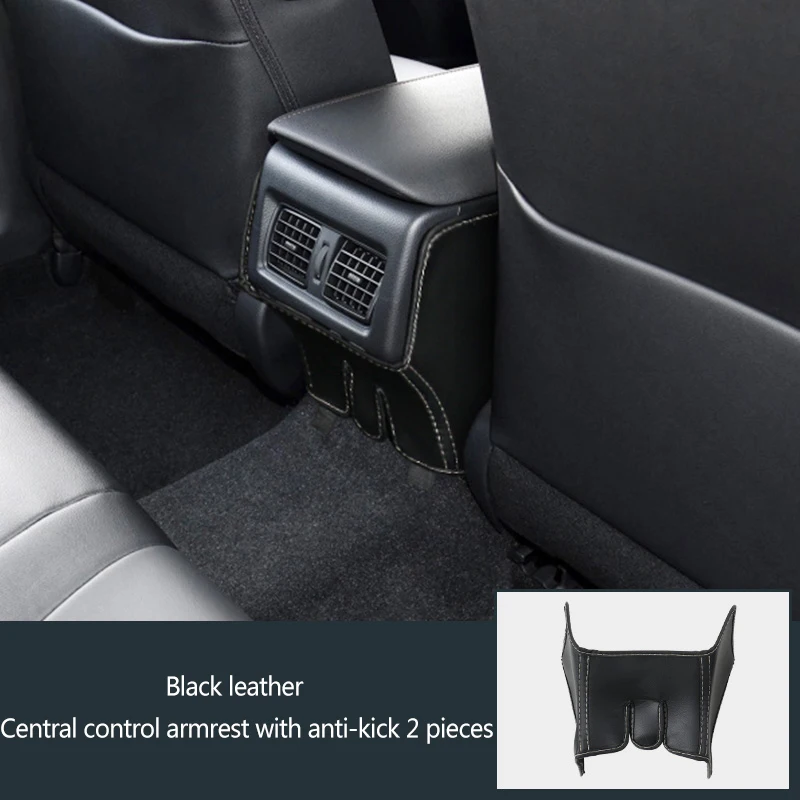 Для TOYOTO Camry сиденье анти-kick pad Toyota внутреннее модифицированное центральное украшение коробки подлокотника - Название цвета: Красный