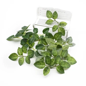 20 pezzi piante artificiali matrimonio fiori decorativi ghirlande rose finte foglie di seta accessori per la disposizione decorazioni per la casa regali fai da te 1