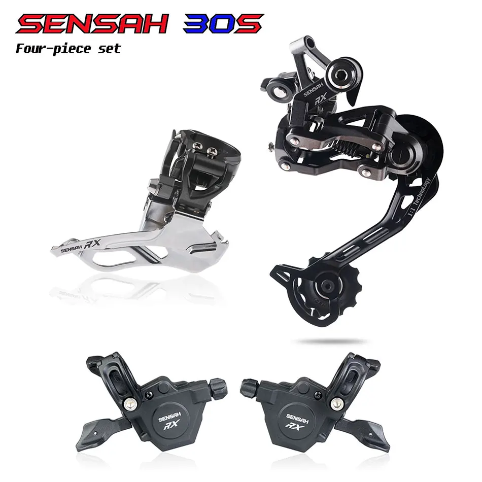 SENSAH RX SHIMANO M6000 30 speed Shifter Schaltwerke 42t 46t кассетт/кеттенблатт YBN X10 kette Groupset, PCR UBER - Цвет: RX 30S