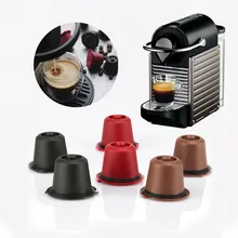 Кофе капсула для Nespresso многоразового кофе фильтры капсула чашка капельница кофе аксессуары получить 1 ложка 1 кисточка