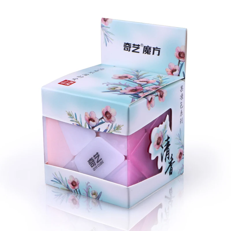 QiYi Jelly Axis Cube скоростной кубик для шара, Мини Волшебная головоломка, Игрушка антистресс Neo Cubo Magico для детей, взрослых, образовательные Подарки - Цвет: Axis Cube