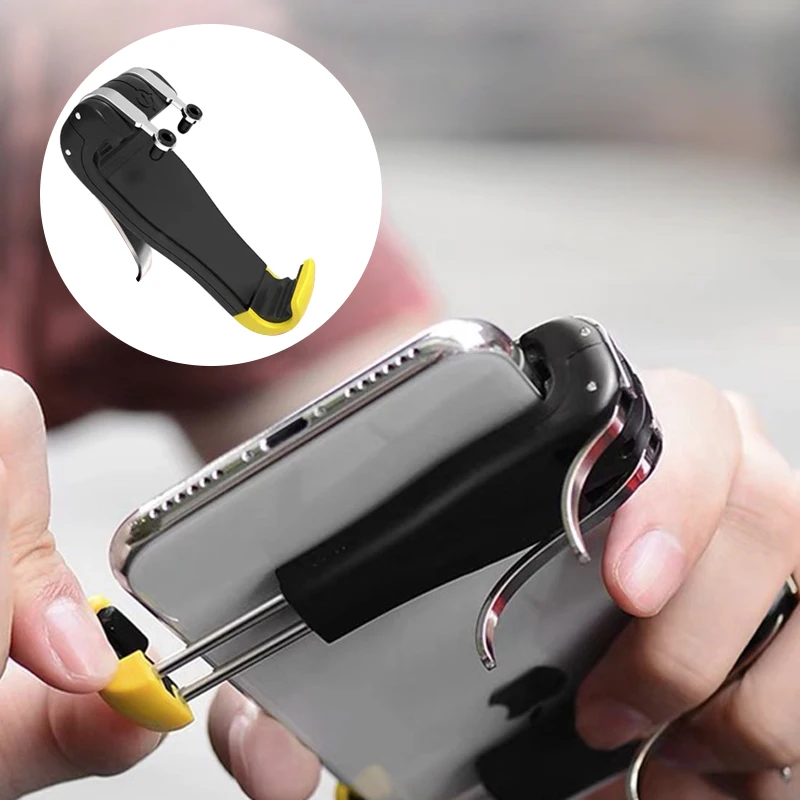  Pubg Mobile Gamepad Pubg Controller for Phone L1R1 Grip with Joystick / Trigger L1r1 Pubg Fire Butt