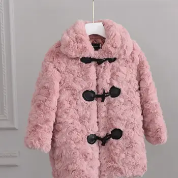 

ULKNN Kids Wool Coat Baby Clothes For Teen Girl 3-12 Years 2020 New Winter Warm Childrens' Coats Double Buckle Outerwear
