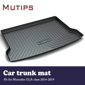 

Mutips Car Cargo rear trunk mat For Mercedes GLA-class 2014 2015 2016 2017 2018 2019 Anti-slip mat Waterproof carpet Styling pad