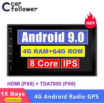 

Android 9.0 Car Multimedia Player 8Core 4G+64G 1 Din 7" Car Radio Record Univesal Stereo Autoradio With FM Wifi Bluetooth Camera