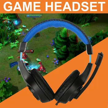 

G1 3.5mm Wired Headphone Earphone Headphones HIFI Stereo Earbuds Gaming Headset With Mic No Delay For PC PUBG