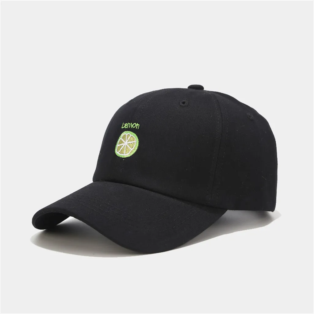 Unisex Baseball Caps Lemon Print Visors Hat Hip Hop Snapback Summer Outdoor Golf Hats Adjustable Cap Sun 2020 | Аксессуары для