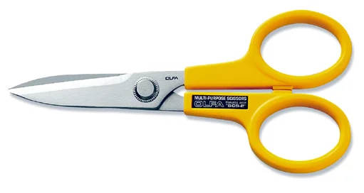 

MADE IN JAPAN OLFA SCS-2 Stainless Steel Serrated Edge Multi-Purpose Scissors 7" / 180mm long