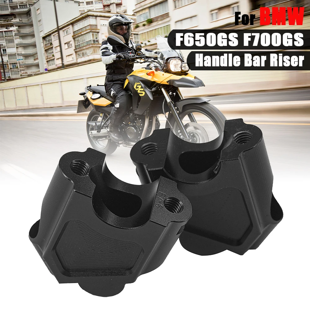 

For BMW F700GS F650GS F 700 600 GS 2013 2014 2015-2018 Motorcycle Handlebar Riser Handle Bar Mount Clamp Adapter Aluminum Alloy