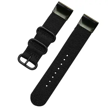 

Canvas Watch Strap Anti-scratch Wristband for Garmin Fenix 6/6X/6S Smart Watch