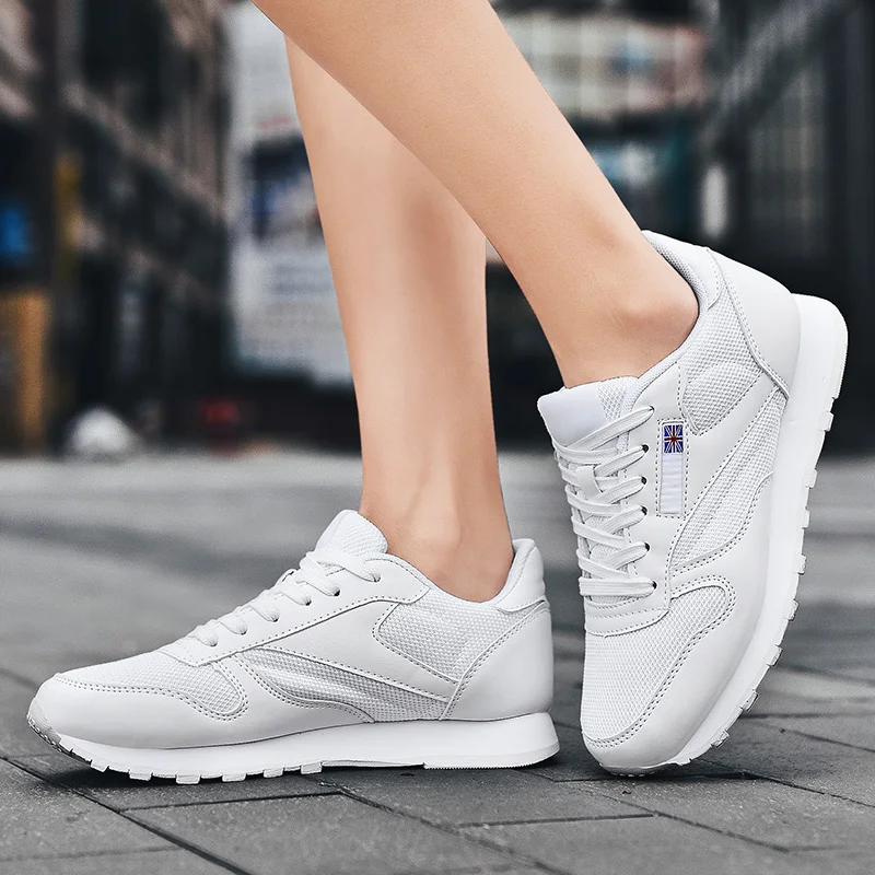 New Women's Sports Shoes, Running Shoes, White Fashion, Breathable Casual Sports Shoes, Outdoor Women's Jogging Shoes