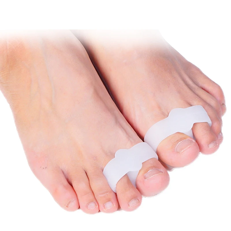 1/2 Pair Bunion Corrector Silicone Toe Separator Foot Straightener Bone Thumb Orthopedic Feet Care Pedicure Valgus Correction
