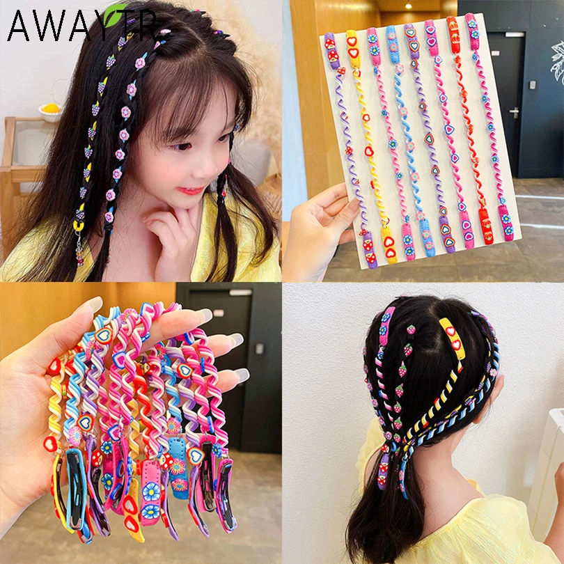 女の子のためのポニーテールヘッドバンド ヘアクリップ 漫画の美しさ ヘアアクセサリー 女子ヘアアクセサリー Aliexpress