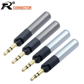 

10pcs/lot Mini 2.5mm 3 Poles Stereo Male Plug Soldering Wire Connector Gold Plated 3 Pin 2.5mm Plug for Headphone Earphone Jack