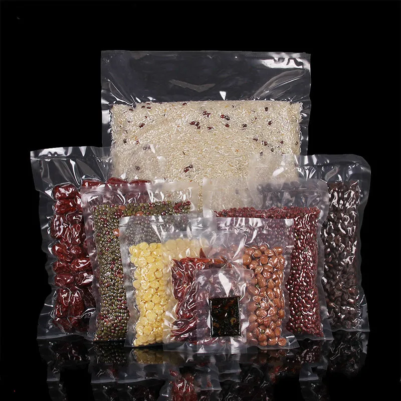 

New arrival 20pcs Durable 60 x 90cm Transparent big vacuum bag plastic vacuum bag composite bag for food&snacks free shipping