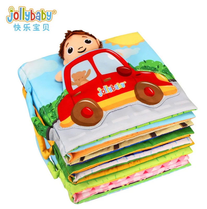 

Jollybaby Early Childhood Educational Cloth Book with xiang zhi Cloth Book Play House Cloth Book. 15