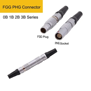 

Metal Connector FGG Floating Butt Extension 0B 1B 2B 3B 2/3/4/5/6/7/8/9/10 Pin FGG PHG Male And Female Connection Aviation Plug