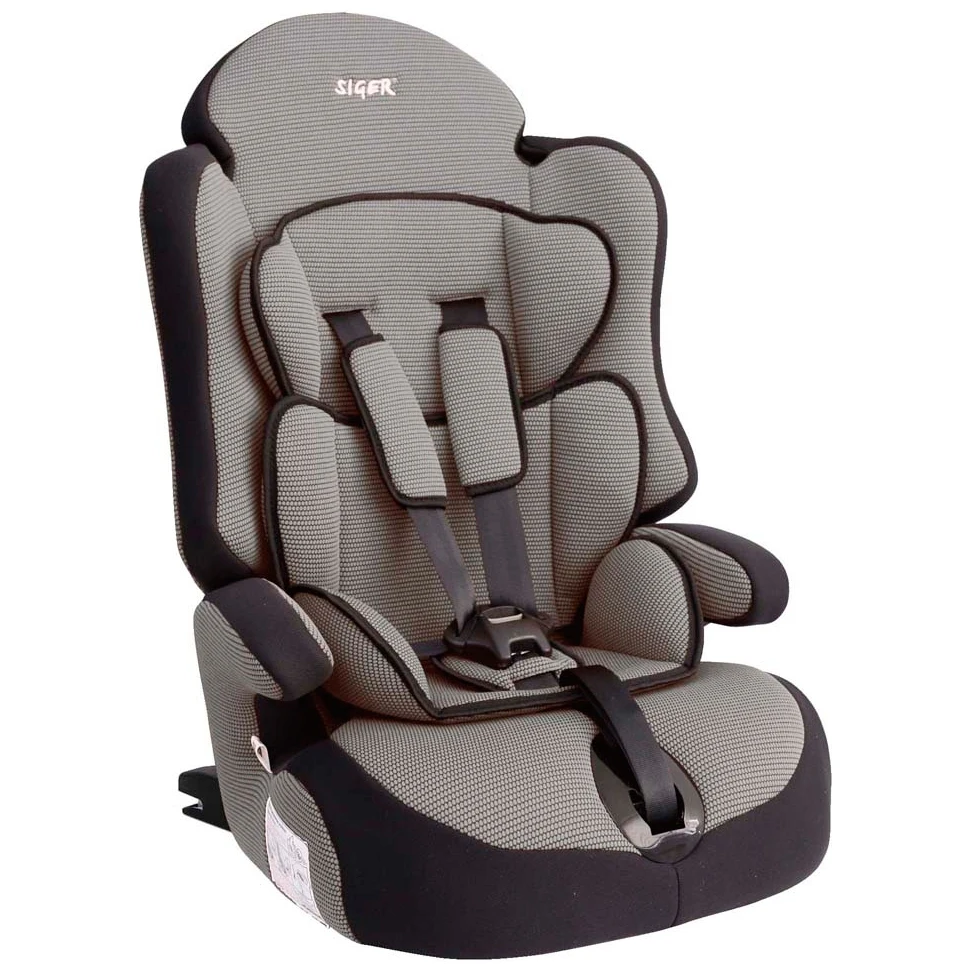 Автокресло Siger Прайм Isofix 9-36 кг серый | Мать и ребенок