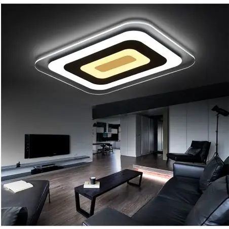 Для внутреннего освещения plafon современные светодиодные потолочные лампы led квадратный потолочный светильник для гостиной спальни Lamparas De Techo