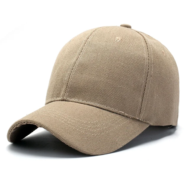 หมวกที่มีโลโก้บริษัท Custom Logo Printing Men Baseball Hat Casquette Blank Men/Woman Solid Color 4
