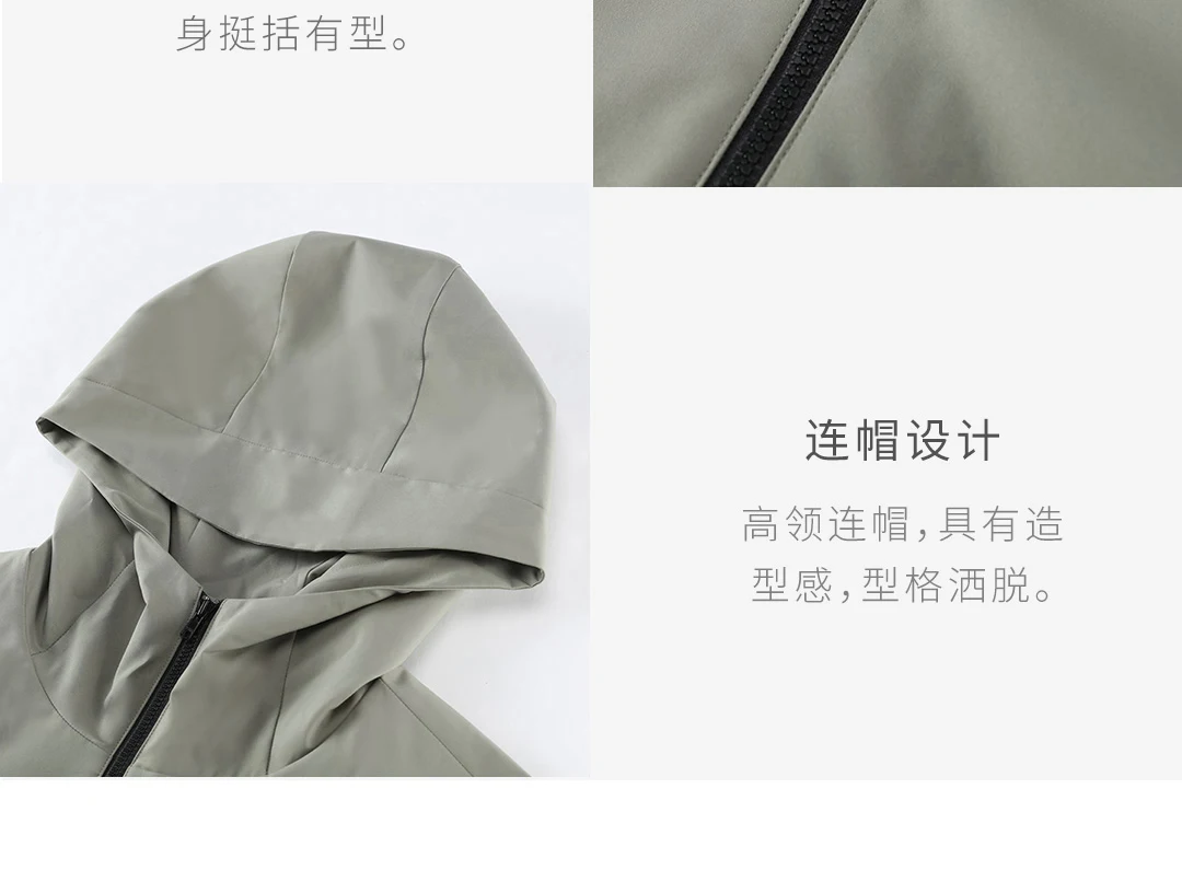 Новинка года, многофункциональная Мужская куртка с капюшоном Xiaomi Youpin, повседневные Модные Рабочие комбинезоны, стильные мужские пальто С 5 Карманами, дизайн спецодежды
