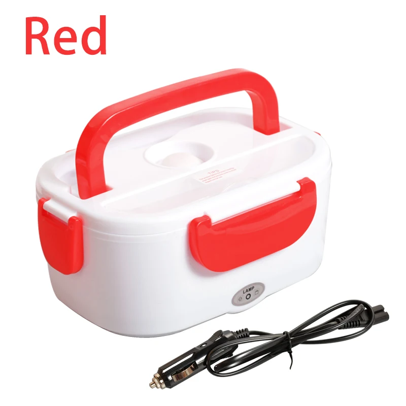  Portable Electric 12V Heated Lunch Box Bento Boxes Auto Car Food Rice Container Warmer For School O