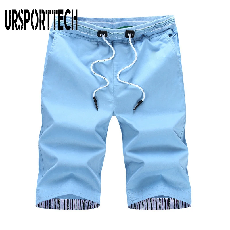 

New Summer Shorts Men Cotton Overzied M-5XL Casual Business Sportswear Shorts Homme Streetwear Elastic Waist Men Shorts Clothing