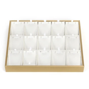 

Gold Brushed Necklace Display Plate Multiple Jewelry Display Props Jewelry Display Plate