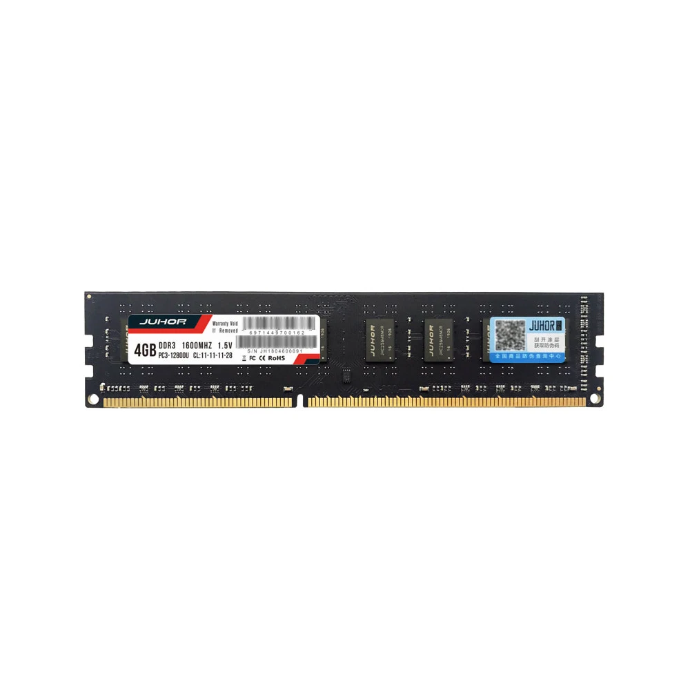 JUHOR DDR3 4 ГБ 8 1600 МГц 1 5 в настольный ПК банк памяти память ОЗУ с низким