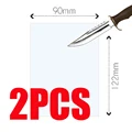 6in glass 2PCS