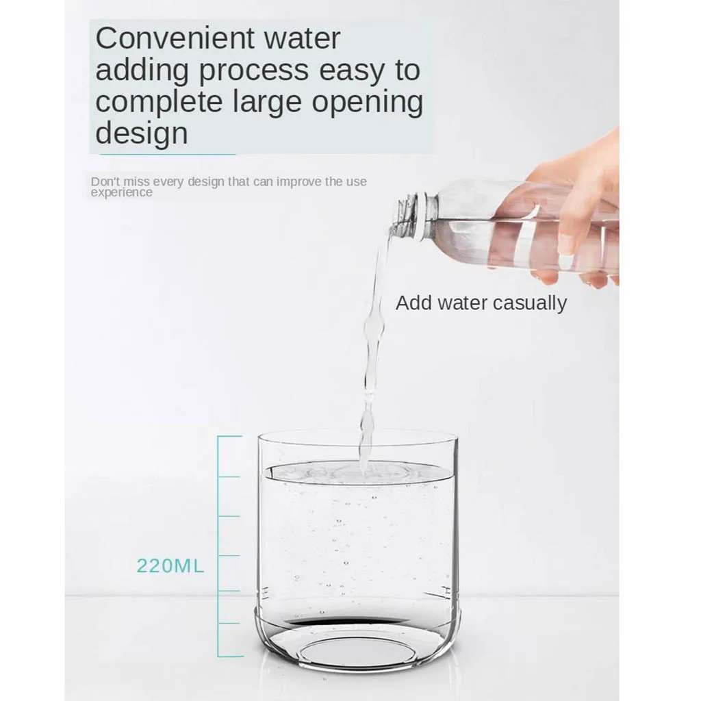 USB Mini Air Humidifier USB LED Night Lamp Home Office Mist Maker Refresher Small Cool Mist Humidifier for Home Car 220ml